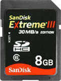Sandisk Extreme III SDHC 8Gb (PIXPN489194) Sandisk Extreme III SDHC 8Gb (PIXPN489194)